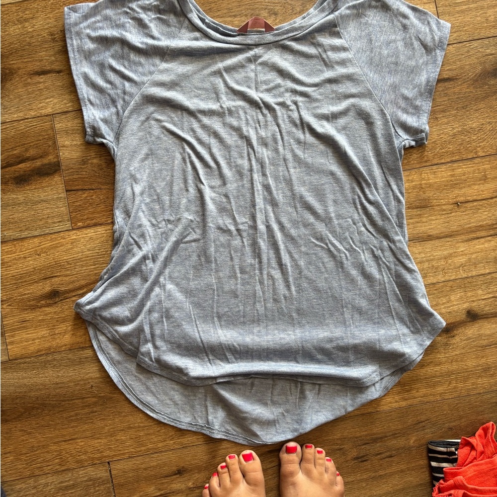 Casual light blue Women's Top